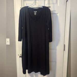 Black Wool& Williw Dress SIZE Med Long